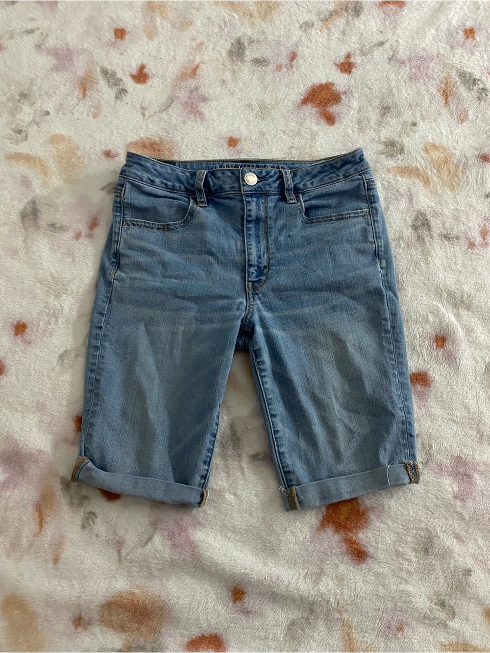 American Eagle Outfitters Light Blue Denim Shorts